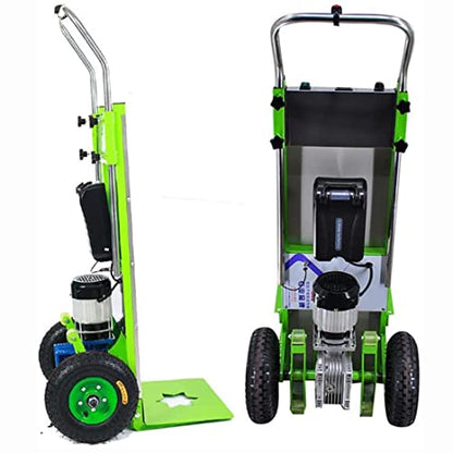 LEFAY Faltbarer Treppensteiger Sackkarre Elektrisch 200 kg Kapazität - Arbeitssparender Handwagen, Wagen Mit 800W Bürstenlosem Motor, Abnehmbarer