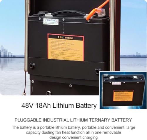 Elektrische Sackkarre mit Gummiketten, 1250W Elektrische Treppensteiger mit Treppen & Abstiege, 410KG Tragfähigkeit, 3 Modus klappbare