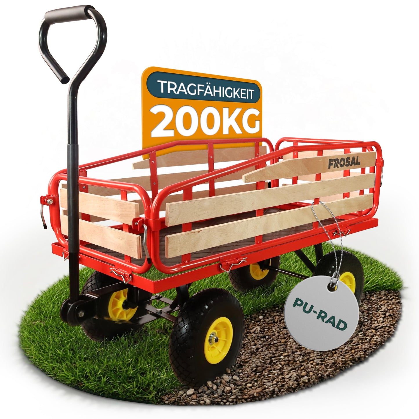 Trailer Long Bollerwagen (Mit Luftbereifung)