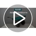 elektrische Schubkarre mit Akku I Motorschubkarre Plus ausziehbaren Rohrrahmen I Akkuschubkarre mit 100L Mulde & 260kg Traglast I 40V Li-Ion mit